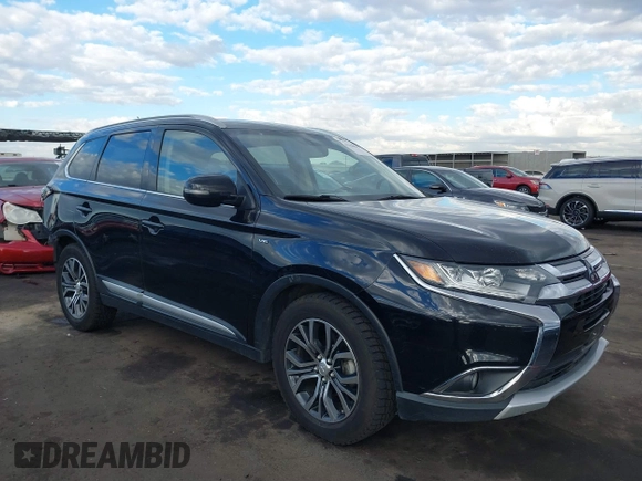 2016 Mitsubishi Outlander GT with VIN JA4JZ4AX0GZ033187, listed as a IAAI auction lot 41356040 with 100,462 mi miles and . Bid and sale history available at DreamBid. Image 1.