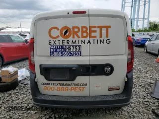 2020 Ram ProMaster City Cargo Tradesman with VIN ZFBHRFAB0L6S23154, listed as a Copart auction lot 55013204 with 69,542 mi miles and . Bid and sale history available at DreamBid. Image 6.