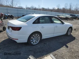 2018 Audi A4 Premium with VIN WAUDNAF41JN016647, listed as a Copart auction lot 48168125 with 70,524 mi miles and Salvage Title. Bid and sale history available at DreamBid. Image 3.