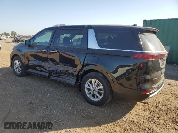 2024 Kia Carnival LX with VIN KNDNB4H35R6440070, listed as a Copart auction lot 74982464 with 257 mi miles and Salvage Title. Bid and sale history available at carsss.com. Image 2.
