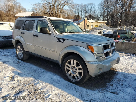 2008 Dodge Nitro SLT with VIN 1D8GU58K68W211350, listed as a Copart auction lot 86813294 with 0 mi miles and Salvage Title. Bid and sale history available at carsss.com. Image 4.