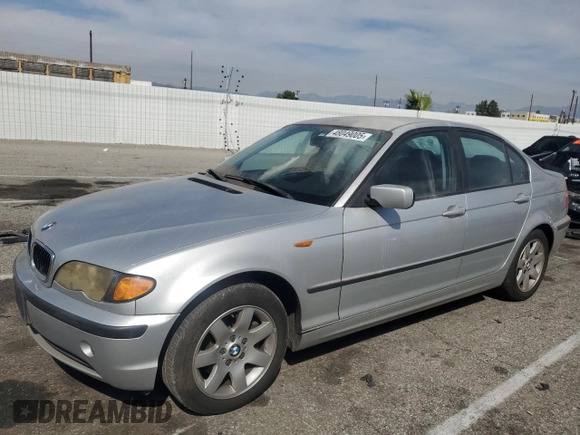 2002 BMW 3 Series 325i with VIN WBAEV33402KL76354, listed as a Copart auction lot 48049005 with 75,532 mi miles and Salvage Title. Bid and sale history available at carsss.com. Image 1.