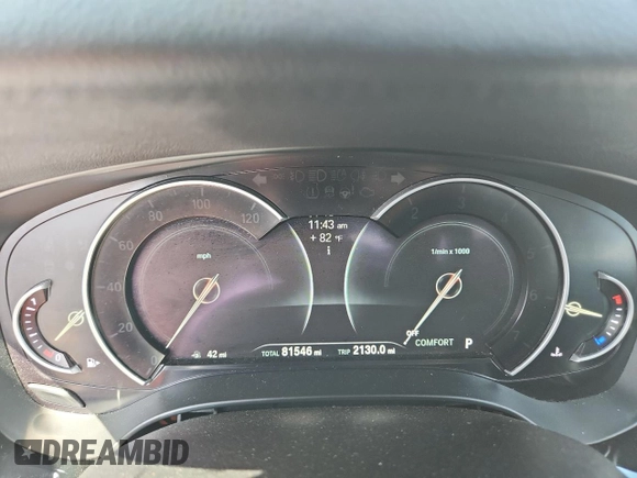 2017 BMW 5 Series 540i with VIN WBAJE5C31HG916954, listed as a Copart auction lot 63770695 with 81,546 mi miles and Salvage title. Bid and sale history available at DreamBid. Image 9.
