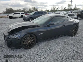 2014 Maserati GranTurismo Sport with VIN ZAM45VLA2E0095927, listed as a Copart auction lot 86082194 with 0 mi miles and Salvage Title. Bid and sale history available at carsss.com. Image 1.