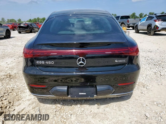 2024 Mercedes-Benz EQS 450 z VIN W1KCG2EB7RA048381, wystawiony jako Copart lot #55484415 z przebiegiem Nie podano mil oraz Szkoda całkowita • Salvage title. Historia ofert i sprzedaży dostępna na DreamBid. Obrazek 6.