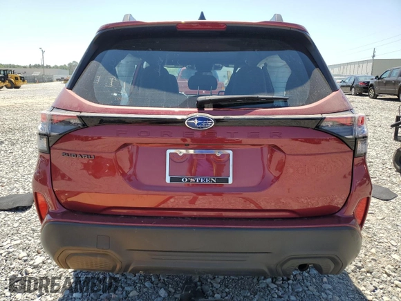 2025 Subaru Forester with VIN JF2SLDAC7SH407254, listed as a Copart auction lot 53615955 with 5,134 mi miles and Salvage title. Bid and sale history available at DreamBid. Image 6.