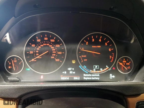 2015 BMW 3 Series 328i Gran Turismo xDrive with VIN WBA3X5C57FD561811, listed as a Copart auction lot 58429765 with 102,414 mi miles and Clean title. Bid and sale history available at DreamBid. Image 9.