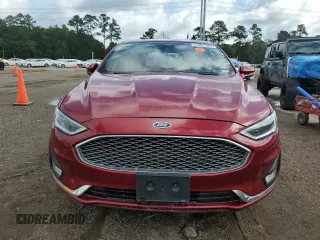 2019 Ford Fusion Titanium with VIN 3FA6P0D99KR206523, listed as a Copart auction lot 61007545 with 87,715 mi miles and Clean title. Bid and sale history available at DreamBid. Image 5.
