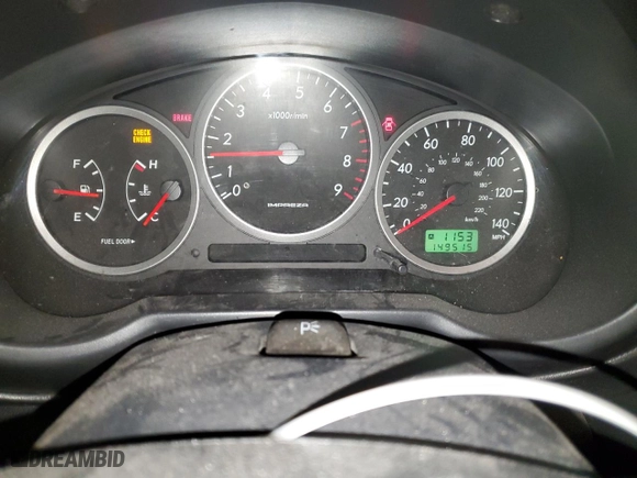 2004 Subaru Impreza Sedan (Natl) WRX with VIN JF1GD29674G518812, listed as a Copart auction lot 42018265 with 149,515 mi miles and Salvage Title. Bid and sale history available at carsss.com. Image 9.