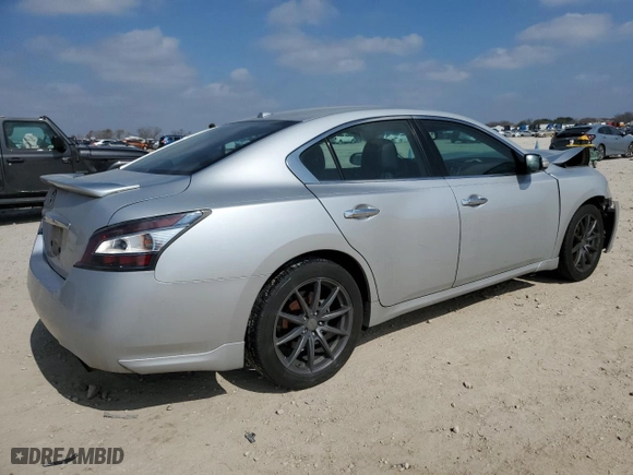 2013 Nissan Maxima 3.5 SV with VIN 1N4AA5AP9DC838709, listed as a Copart auction lot 43799235 with 93,617 mi miles and Salvage Title. Bid and sale history available at carsss.com. Image 3.