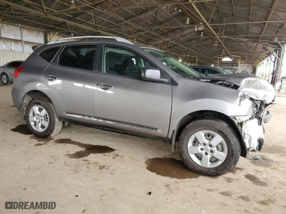 2014 Nissan Rogue Select S with VIN JN8AS5MT6EW609781, listed as a Copart auction lot 47496985 with NaN miles and Salvage Title. Bid and sale history available at carsss.com. Image 4.