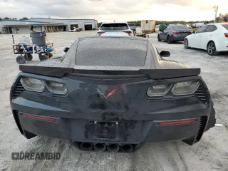 2019 Chevrolet Corvette Z06 2LZ with VIN 1G1YS2D69K5600067, listed as a Copart auction lot 86349484 with 58,295 mi miles and Salvage Title. Bid and sale history available at carsss.com. Image 6.