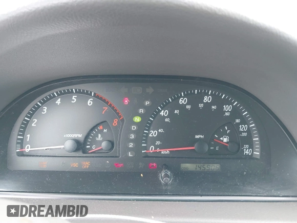 2004 Toyota Camry LE with VIN 4T1BF30K44U069441, listed as a IAAI auction lot 41740124 with 145,906 mi miles. Bid and sale history available at carsss.com. Image 7.