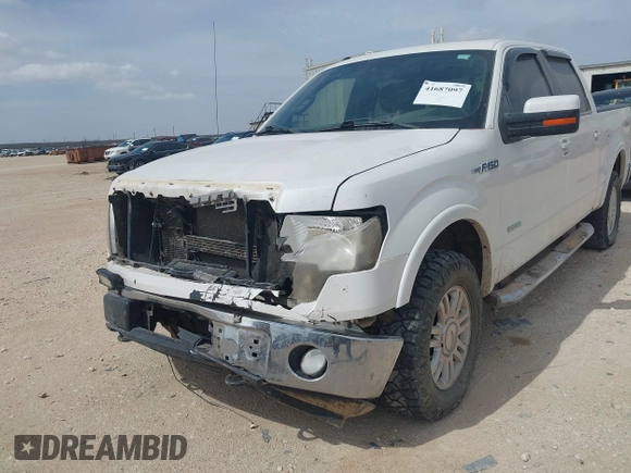 2011 Ford F-150 XLT with VIN 1FTFW1ET0BFC13189, listed as a IAAI auction lot 41687097 with 202,262 mi miles. Bid and sale history available at carsss.com. Image 6.
