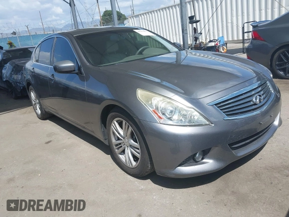 2012 Infiniti G37 Sedan Journey with VIN JN1CV6AP5CM621005, listed as a IAAI auction lot 41959875 with 162,520 mi miles. Bid and sale history available at carsss.com. Image 1.