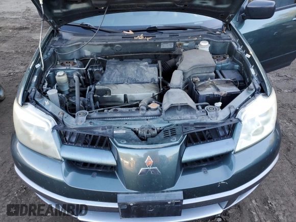 2006 Mitsubishi Outlander LS with VIN JA4LX31F66U014185, listed as a Copart auction lot 76593874 with 197,182 mi miles and Salvage Title. Bid and sale history available at carsss.com. Image 13.