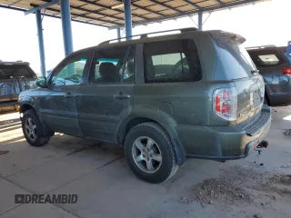 2006 Honda Pilot EX-L with VIN 2HKYF18596H536447, listed as a Copart auction lot 54239375 with 198,959 mi miles and Salvage Title. Bid and sale history available at DreamBid. Image 2.