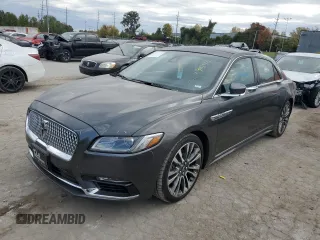 2017 Lincoln Continental Reserve with VIN 1LN6L9NP3H5631184, listed as a Copart auction lot 75639544 with 76,159 mi miles and Salvage Title. Bid and sale history available at carsss.com. Image 1.