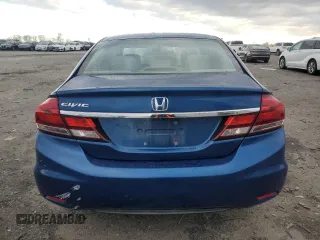 2015 Honda Civic EX-L with VIN 19XFB2F96FE215758, listed as a Copart auction lot 52067865 with 179,062 mi miles and Salvage Title. Bid and sale history available at DreamBid. Image 6.