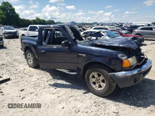 2002 Ford Ranger XL Fleet with VIN 1FTZR45E32PA95379, listed as a Copart auction lot 82877164 with 198,116 mi miles and Salvage title. Bid and sale history available at DreamBid. Image 4.