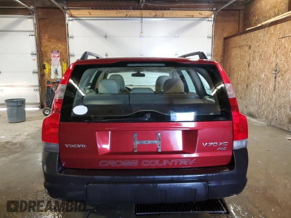 2001 Volvo V70 с VIN YV1SZ58D711038026, выставлен на аукционе Copart как лот 56110455 с пробегом 240 309 миль миль и Списание • Salvage title. История ставок и продаж доступна на DreamBid. Изображение 6.