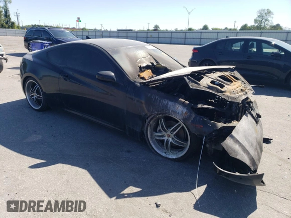 2011 Hyundai Genesis Coupe with VIN KMHHT6KD7BU056022, listed as a Copart auction lot 53158125 with Not provided miles and Salvage title. Bid and sale history available at DreamBid. Image 4.