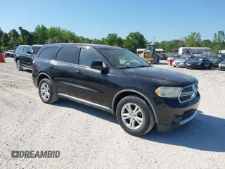 2012 Dodge Durango SXT with VIN 1C4RDHAG3CC195620, listed as a IAAI auction lot 42059797 with 148,570 mi miles. Bid and sale history available at carsss.com. Image 1.