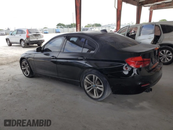 2016 BMW 3 Series 328i with VIN WBA8E9G54GNT45584, listed as a Copart auction lot 53896025 with 105,600 mi miles and Salvage Title. Bid and sale history available at carsss.com. Image 2.