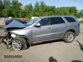 2014 Dodge Durango SXT z VIN 1C4RDJAG2EC292088, wystawiony jako Copart lot #55296455 z przebiegiem Nie podano mil oraz Szkoda całkowita • Salvage title. Historia ofert i sprzedaży dostępna na DreamBid. Obrazek 1.