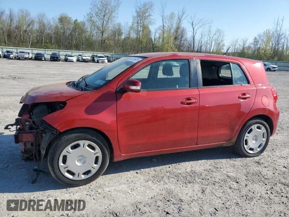2008 Scion xD with VIN JTKKU10448J025021, listed as a Copart auction lot 53818915 with Not Provided miles and Salvage Title. Bid and sale history available at DreamBid. Image 1.