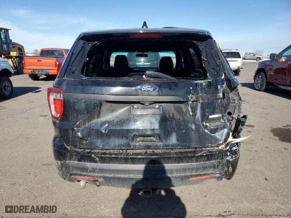 2016 Ford Utility Police Interceptor with VIN 1FM5K8AR7GGD04807, listed as a Copart auction lot 48825495 with 154,319 mi miles and Non Repairable. Bid and sale history available at carsss.com. Image 6.