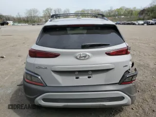 2022 Hyundai Kona SEL with VIN KM8K6CAB0NU819594, listed as a Copart auction lot 54339375 with 21,457 mi miles and Salvage Title. Bid and sale history available at DreamBid. Image 6.
