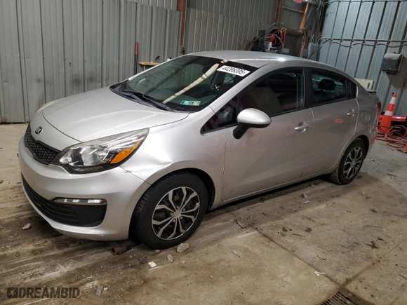 2017 Kia Rio LX with VIN KNADM4A37H6100379, listed as a Copart auction lot 44286395 with 128,858 mi miles and Clean Title. Bid and sale history available at carsss.com. Image 1.