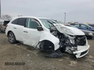 2020 Acura MDX with VIN 5J8YD4H31LL047734, listed as a Copart auction lot 43606185 with Not Provided miles and Salvage Title. Bid and sale history available at carsss.com. Image 4.