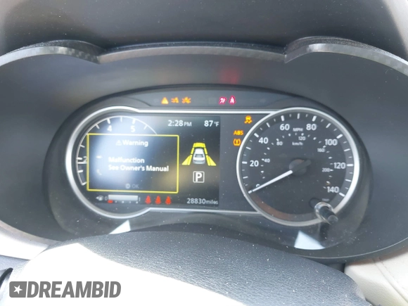 2022 Nissan Versa SV with VIN 3N1CN8EV5NL840421, listed as a IAAI auction lot 41645793 with 28,830 mi miles and . Bid and sale history available at DreamBid. Image 7.