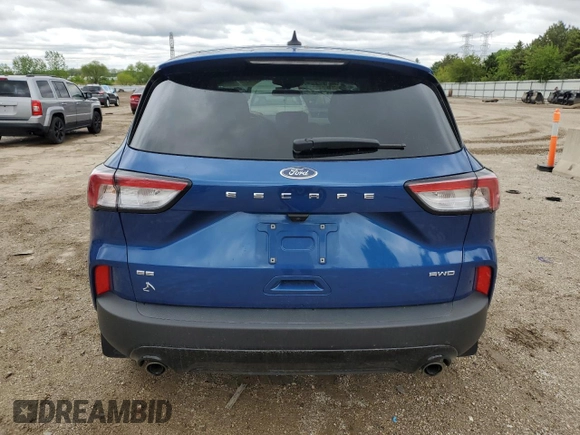 2022 Ford Escape SE with VIN 1FMCU9G68NUB21886, listed as a Copart auction lot 57809415 with 76,186 mi miles and Salvage title. Bid and sale history available at DreamBid. Image 6.
