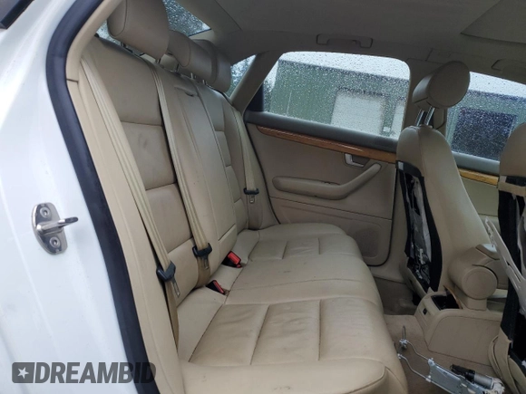 2008 Audi A4 2.0T with VIN WAUAF78E28A140405, listed as a Copart auction lot 51190195 with 169,585 mi miles and Clean title. Bid and sale history available at DreamBid. Image 10.
