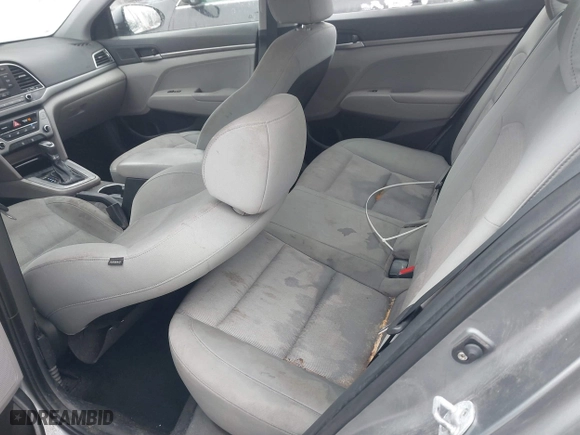 2017 Hyundai Elantra SE with VIN KMHD74LFXHU095512, listed as a IAAI auction lot 41627746 with 206,868 mi miles. Bid and sale history available at carsss.com. Image 8.