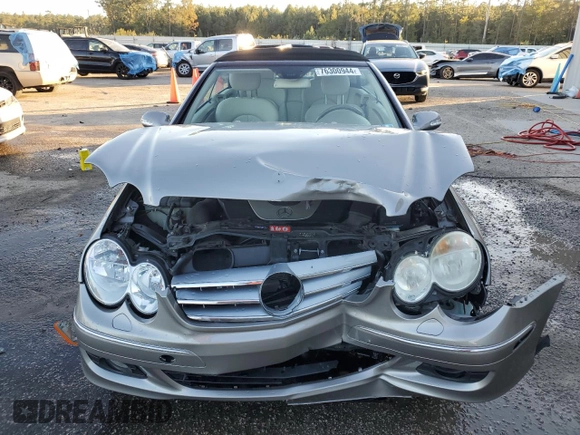 2006 Mercedes-Benz CLK 350 with VIN WDBTK56G66T060220, listed as a Copart auction lot 76300944 with 74,712 mi miles and Clean Title. Bid and sale history available at DreamBid. Image 5.