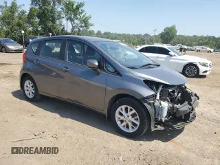 2018 Nissan Note SV with VIN 3N1CE2CPXJL361357, listed as a Copart auction lot 61531015 with 28,324 mi miles and Salvage title. Bid and sale history available at DreamBid. Image 4.