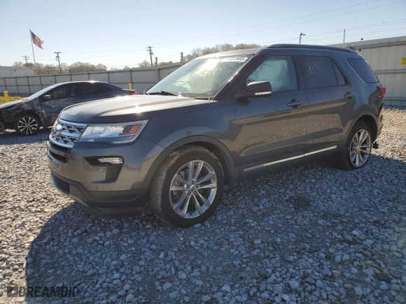 2019 Ford Explorer XLT with VIN 1FM5K7D82KGA57850, listed as a Copart auction lot 49382905 with 81,754 mi miles and Salvage Title. Bid and sale history available at carsss.com. Image 1.