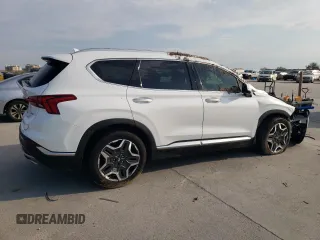 2022 Hyundai Santa Fe Limited with VIN 5NMS44AL5NH375192, listed as a Copart auction lot 47259555 with 61,009 mi miles and Non Repairable. Bid and sale history available at carsss.com. Image 3.