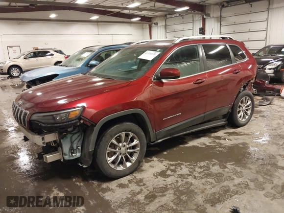 2019 Jeep Cherokee Latitude Plus with VIN 1C4PJMLB2KD198561, listed as a IAAI auction lot 41731691 with 71,129 mi miles. Bid and sale history available at carsss.com. Image 23.