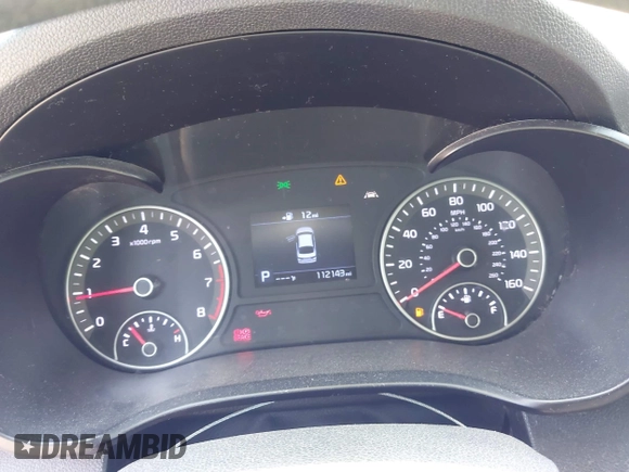 2019 Kia Optima LX z VIN 5XXGT4L38KG341070, wystawiony jako IAAI lot #42348351 z przebiegiem 112 143 mil mil oraz . Historia ofert i sprzedaży dostępna na DreamBid. Obrazek 7.