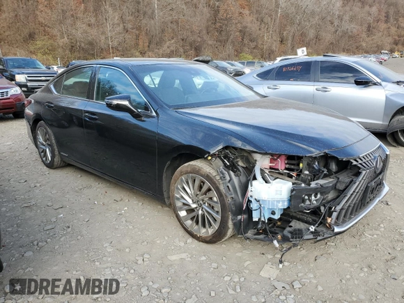 2022 Lexus ES 300h Luxury with VIN 58AEA1C11NU013518, listed as a Copart auction lot 80817474 with 70,352 mi miles and Salvage title. Bid and sale history available at DreamBid. Image 4.