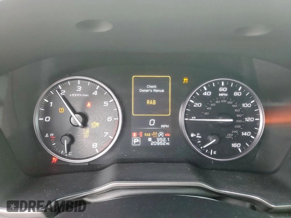 2024 Subaru Outback Onyx with VIN 4S4BTALC2R3248706, listed as a Copart auction lot 64319395 with 20,952 mi miles and Salvage title. Bid and sale history available at DreamBid. Image 9.