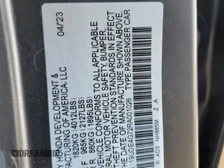 2024 Acura Integra Technology with VIN 19UDE4G72RA001026, listed as a Copart auction lot 88867455 with 14,540 mi miles and Salvage title. Bid and sale history available at DreamBid. Image 12.