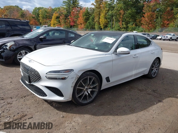 2022 Genesis G70 2.0T with VIN KMTG34TA1NU098409, listed as a IAAI auction lot 40532561 with 24,602 mi miles and . Bid and sale history available at DreamBid. Image 17.