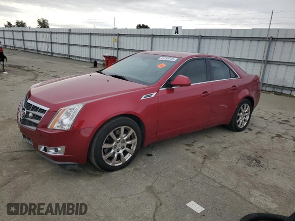 2008 Cadillac CTS RWD w/1SB with VIN 1G6DV57V980166047, listed as a Copart auction lot 45793705 with 157,281 mi miles and Salvage Title. Bid and sale history available at carsss.com. Image 1.