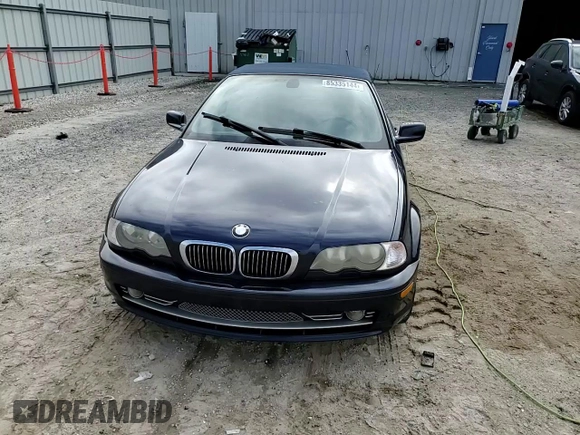 2003 BMW 3 Series 330Ci with VIN WBABS53423JU98101, listed as a Copart auction lot 85335144 with 106,581 mi miles and Salvage Title. Bid and sale history available at carsss.com. Image 11.